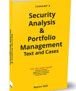 Taxmann's Security Analysis & Portfolio Management Text and Cases by Vanita Tripathi