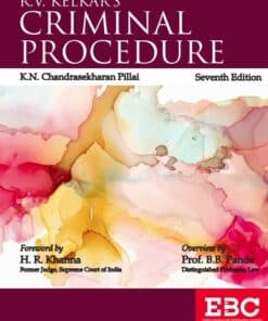 EBC's Criminal Procedure by R.V Kelkar, revised by K.N Chandrasekharan Pillai