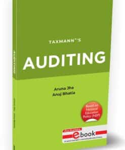 Taxmann's Auditing | B.Com. (Hons.)/B.Com | UGCF by Aruna Jha - 1st Edition 2024