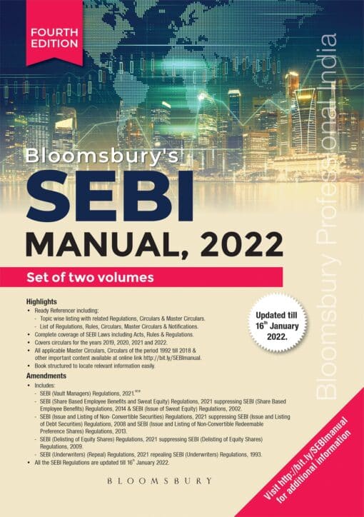 Bloomsbury's SEBI Manual 2021 (2 Volumes) - 4th Edition January 2022