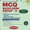 Commercial's MCQ Book Bank for CA Final - Group II by G Sekar for May 2024 Exam