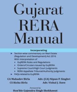 Taxmann's Gujarat RERA Manual by Mahadev Birla