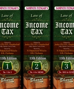 Bharat's Law of Income Tax (Volume 1 to 9) By Sampath Iyengar - 13th Edition 2024