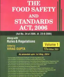 Commercial's The Food Safety and Standards Act, 2006 by Virag Gupta
