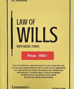 KP's Law of Wills Alongwith Model Forms by M. L. Bhargava - 2nd Edition 2025