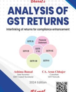 Bharat's Analysis of GST Returns by CA. Arun Chhajer - 1st Edition 2024