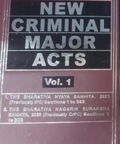 Kamal's New Criminal Major Acts (English) (2 Volumes) by Justice Khastgir - 14th Edition 2024