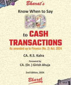 Bharat's Know When to Say No to Cash Transactions by CA. R.S. Kalra