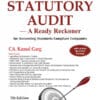 Bharat's Statutory Audit — A Ready Reckoner by CA. Kamal Garg - 5th Edition 2024