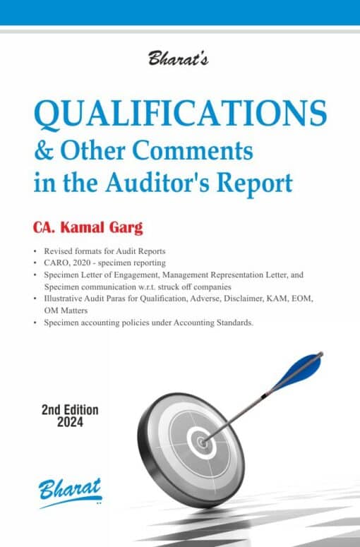 Bharat's QUALIFICATIONS & Other Comments in the Auditor’s Report by CA. Kamal Garg