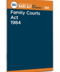 Taxmann's Family Courts Act 1984 – Bare Act with Section Notes - Edition 2025