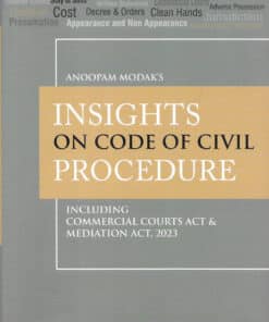 Vinod Publication's Insights on Code of Civil Procedure by Anoopam Modak - 1st Edition 2025