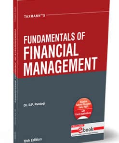 Taxmann's Fundamentals of Financial Management by R.P Rustagi - 19th Edition 2024