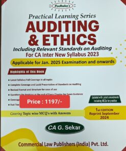 Commercial's Practical Learning Series - Auditing and Ethics by G. Sekar for Jan 2025