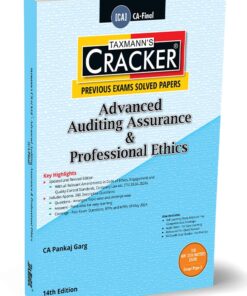 Taxmann's Cracker - Advanced Auditing Assurance & Professional Ethics (Audit) by Pankaj Garg for Nov 2024 Exams