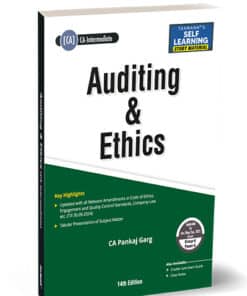 Taxmann's Auditing & Ethics (Auditing) by Pankaj Garg for Jan 2025 Exams