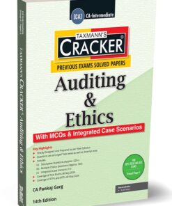 Taxmann's Cracker - Auditing & Ethics (Auditing) by Pankaj Garg for Sept 2024 Exams