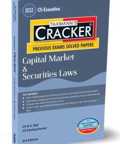 Taxmann's Cracker - Capital Market & Securities Laws (New) by N.S Zad for Dec 2024