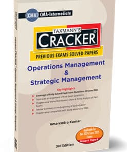 Taxmann's Cracker - Operations Management & Strategic Management (OMSM) by Amarendra Kumar