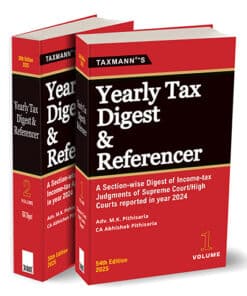 Taxmann's Yearly Tax Digest & Referencer (Set of 2 volumes) - Edition February 2025