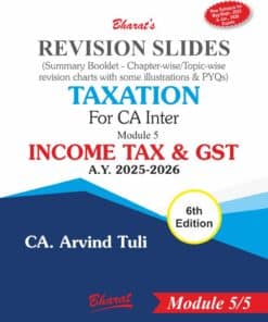 Bharat's TAXATION (Module-5 : Revision Slides) by CA. Arvind Tuli