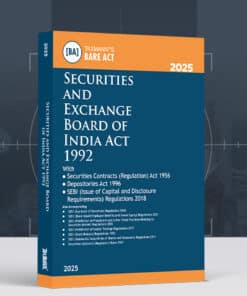 Taxmann's Securities and Exchange Board of India (SEBI) Act, 1992 - Edition January 2025