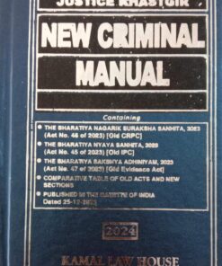 KLH's New Criminal Manual (Pocket) by Justice Khastgir - 2024 Edition