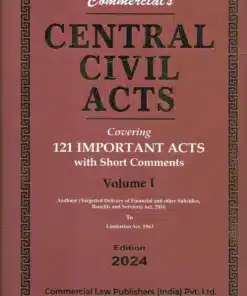 Commercial's Central Civil Acts (Bare Act) – Edition 2024