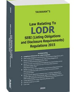 Taxmann's Law Relating to LODR | SEBI (Listing Obligations and Disclosure Requirements) Regulations 2015