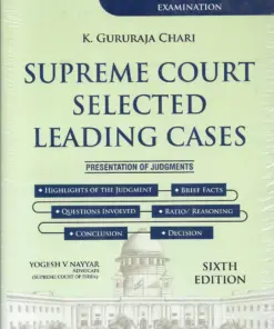 Vinod Publication's Supreme Court Selected Leading Cases by K. Gururaja Chari