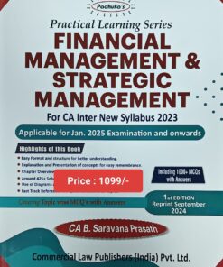 Commercial's Practical Learning Series - Financial Management and Strategic Management by G. Sekar for Jan 2025