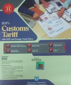 BDP’s Customs Tariff with IGST and Foreign Trade Policy (Feb 2025 Edition) by Anand Garg - 57th Edition 2025-2026