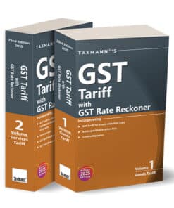 Taxmann's GST Tariff with GST Rate Reckoner (Set of 2 Volumes) - 22nd Edition February 2025