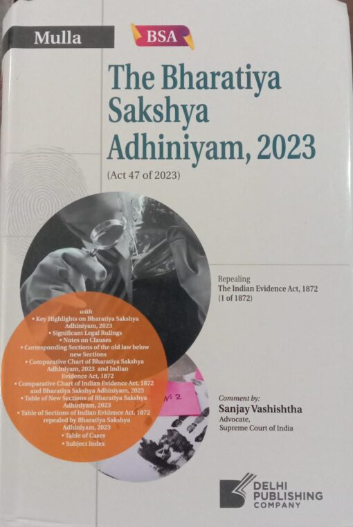 DPC's The Bharatiya Sakhya Adhiniyam, 2023 by Mulla - 1st Edition 2024