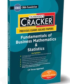 Taxmann's Cracker - Fundamentals of Business Mathematics & Statistics (FBMS | Maths) by Tarun Agarwal for Dec 2024