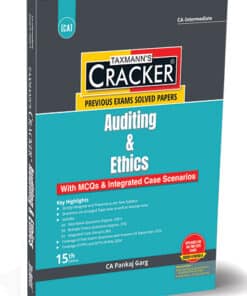 Taxmann's Cracker - Auditing & Ethics (Auditing) by Pankaj Garg for Jan 2025 Exams