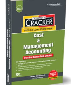 Taxmann's Cracker - Cost & Management Accounting by Ravi Chhawchharia for Jan 2025 Exams