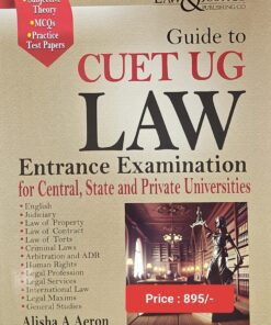 LJP's Guide to CUET UG Law Entrance Examination by Alisha A Aeron - 1st Edition 2024