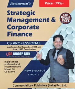 AJ Pub's Strategic Management & Corporate Finance by CS Anoop Jain for Dec 2024 Exam