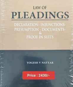 Vinod Publication's Law of Pleadings by Yogesh V. Navyar